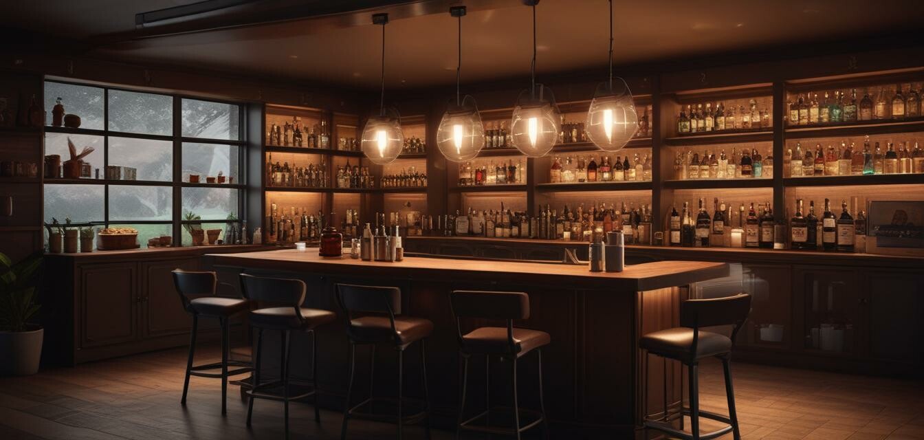 Lighting options for home bar